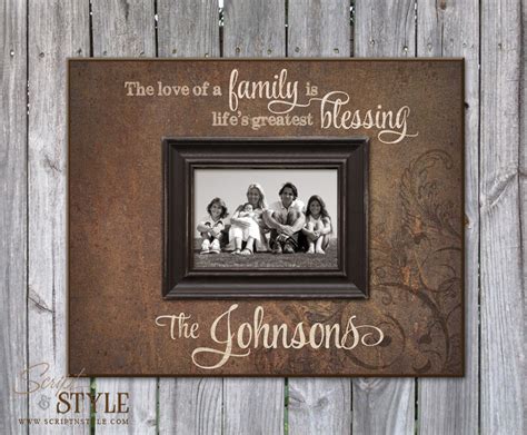 Personalized Family Picture Frame