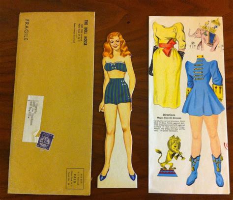 Mary Hartline 1950s Television Sex Symbol Vintage Uncut Paper Doll Kellogg Adver Antique