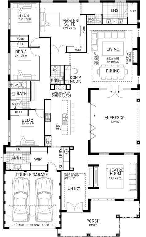 Modern Family House Floor Plans - House Decor Concept Ideas