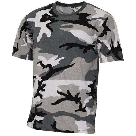 T Shirt Camouflage Urban Taille L T Shirt Militaire Camouflage Urbain