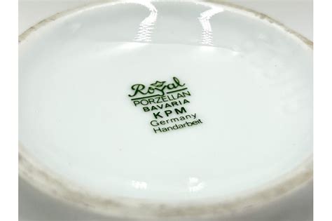 Porcelanowy Wazon Royal Kpm Niemcy Bavaria Lata