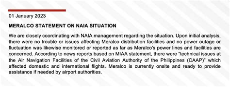 CNN Philippines On Twitter READ Meralco Releases A Statement On The