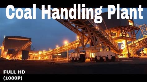 Coal Handling Plant In Thermal Power Station Coal Crushing Plant Hd