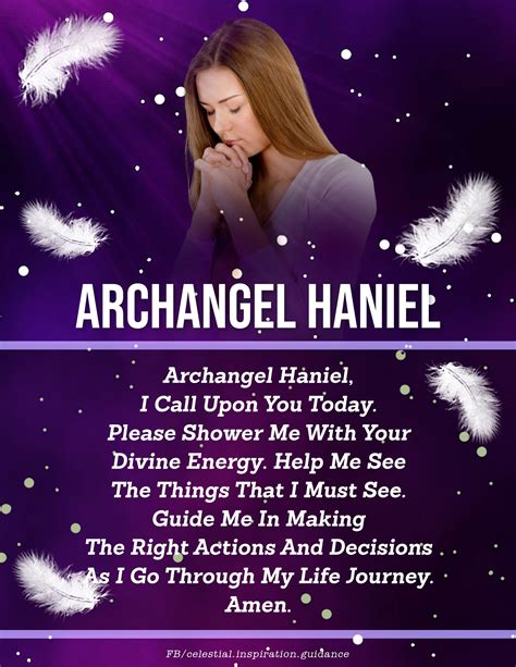 Archangel Haniel Archangel Haniel Archangels Archangel Prayers