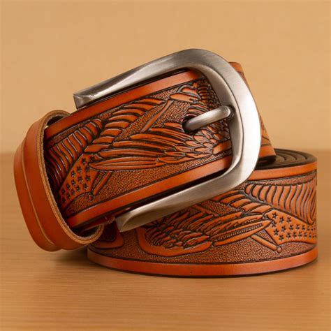 Custom Western Leather Belts, Personalized Leather Belt, Leather Belts ...