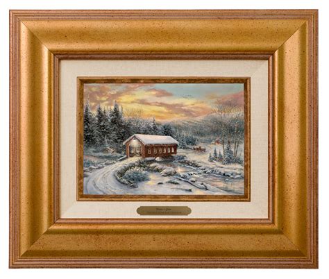 A Winters Calm Brushworks Thomas Kinkade Studios