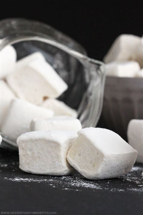 5 Ingredient Healthy Homemade Marshmallows Desserts With Benefits