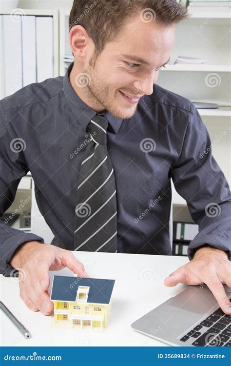 real estate broker  office stock photo image  home house