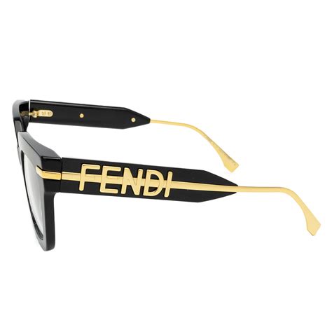 Óculos De Grau Fendi Fe50065i 001 Preto