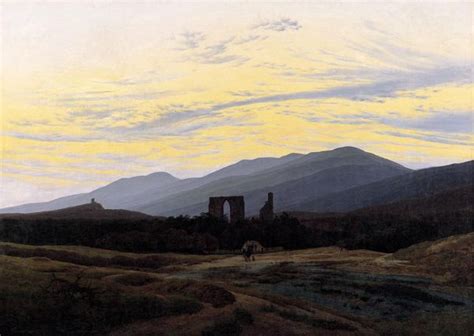 Ruins Of Eldena Abbey In The Giant Mountains Caspar David Friedrich