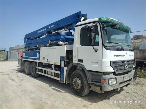 Pompa Do Betonu Putzmeister Na Podwoziu Mercedes Benz Actros 2636 Na