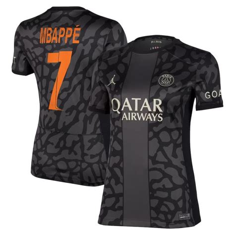 Maillot PSG Third 2023 2024 Femme Mbappe Foot Soccer Pro