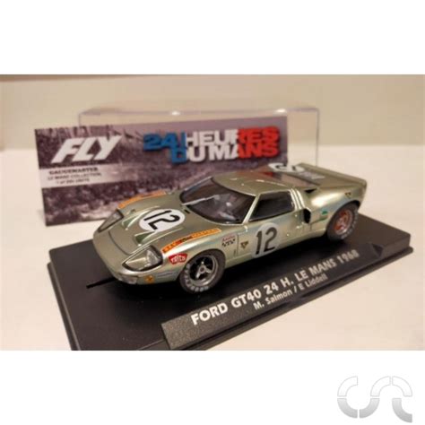 Ford Gt40 24h Du Mans 1968 N°12 Fly Gb Track Casaslotracing