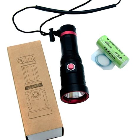 Rechargeable Diving Torch Safe Underwater Exploration