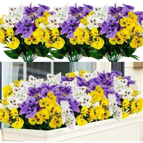 Bouquets Fleurs Artificielles Ext Rieures R Sistantes Aux Uv Pens Es