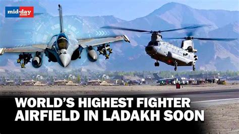 BRO set to construct world’s highest fighter airfield in eastern Ladakh ...