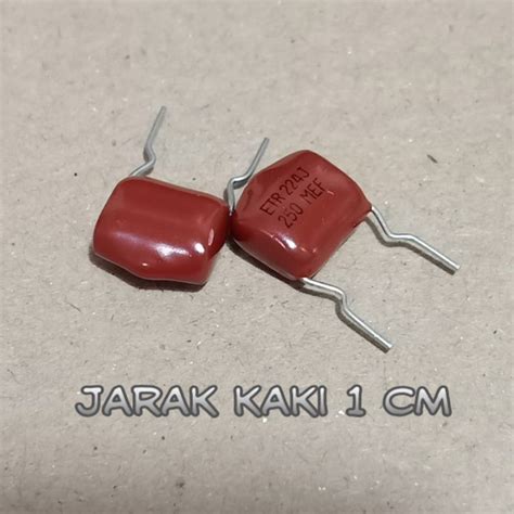 Jual Kapasitor 220nf 250v Capacitor Milar 224 250 Volt Mylar Shopee