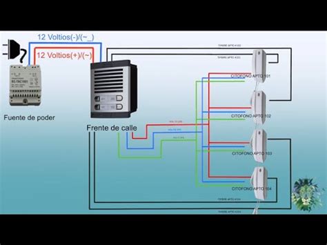 Diagrama De Conexion De Portero Electrico Commax 2 Telefonos