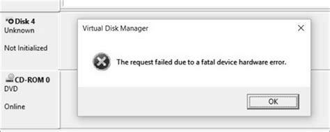 Fix The Request Failed Due To A Fatal Device Hardware Error Easeus