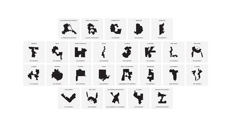 This gerrymandering font was made to prove a point about partisan