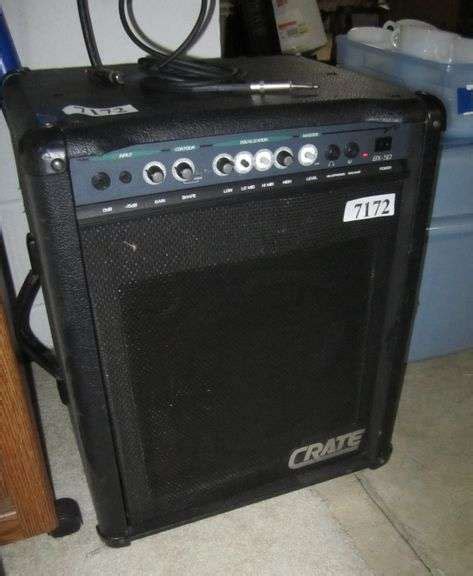 Crate Bx 50 Bass Amplifier Mark Van Hook Auctioneer