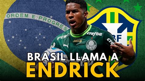 ENDRICK Convocado Con BRASIL DINIZ Cita Al FUTURO DELANTERO Del REAL