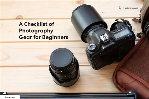 A Checklist of Photography Gear for Beginners