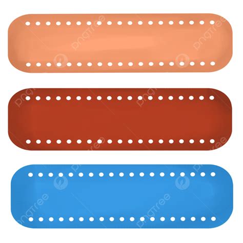 Watercolor Dots White Transparent Dot Banner Set With Warm Watercolor