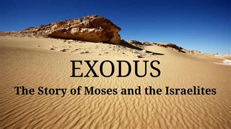 SOLUTION: Moses and exodus summary - Studypool