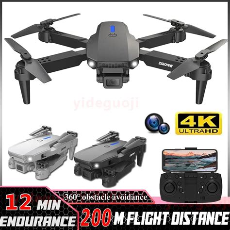 E88 Pro WiFi FPV Drone Grande Angular HD 4K 1080P C Mera Dupla Altura