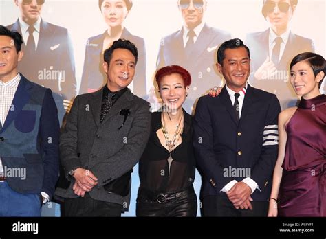 Von Links Hong Kong Schauspieler Julian Cheung Francis Ng