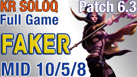 Skt T1 Faker Leblanc Vs Lulu S6 Kr Lol Ranked Challenger 46 Youtube