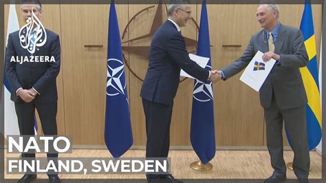 Sweden And Finland Submit NATO Membership Applications YouTube