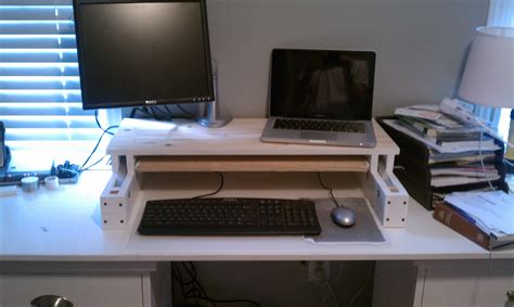 DIY Adjustable Desk for under $25 | Code Over Easy