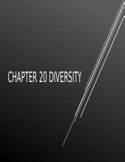 Chapter 20 STUDENT 1 .pptx - CHAPTER 20 DIVERSITY Terms: allopatry ...