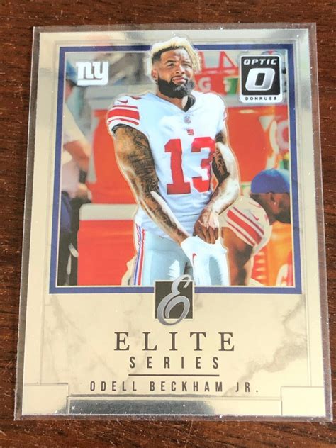 2018 Panini Donruss Optic Elite Series Insert Odell Beckham Jr GIANTS