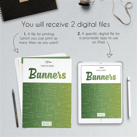 how to draw banners 3