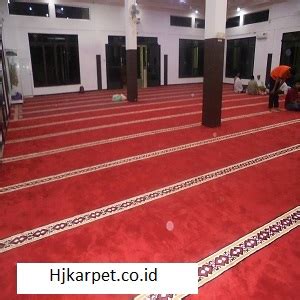 Pemasangan Karpet Custom Masjid Al Faqih Purwakarta Pabrik Karpet