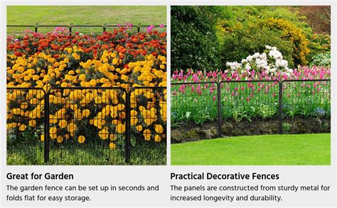 Amazon Yaheetech 24in X 33ft Decorative Garden Fence Rustproof