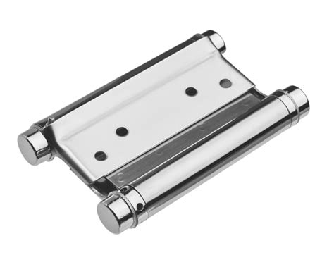 Smith And Locke Polished Chrome Spring Hinge 100mm X 137mm Screwfix