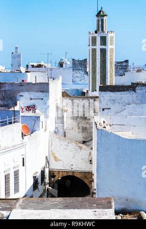 Traditionelle weiße Berberhäuser in asilah Marokko asilah ist eine