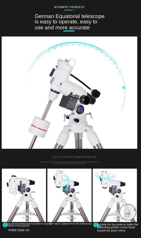 Maxvision Bresser EQ5 Exos 2 Equatorial Mount 2 Inch ST3 Stainless