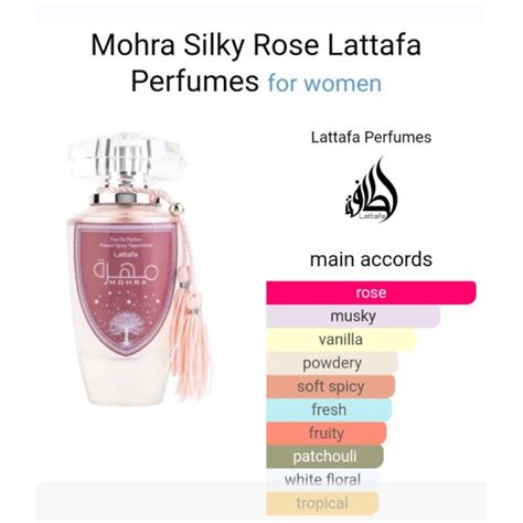 Mohra Silky Rose Lattafa Perfume For Women Edp Perfume Shopee Malaysia