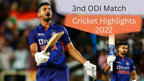 Cricket Highlights 2022cricket India Vs Sauth Africa Odi Match 2022