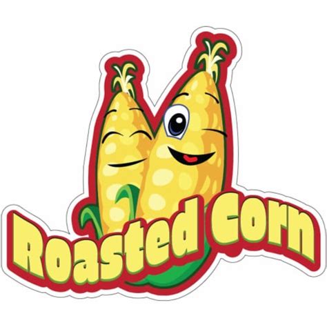 Signmission 12 In Roasted Corn Decal Concession Stand Food Truck