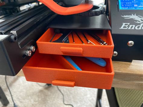 Ender 3 Pro Double Drawer By Fahadijaz Thingiverse 3d Printing Diy