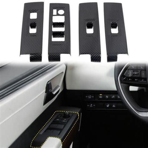 ABS Carbon Fiber Interior Kit Cover Trims For Toyot Tundra 2022 23