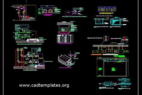 Acid Pump Layout And Profil Drawing Cad Template Dwg Cad Templates Cfb