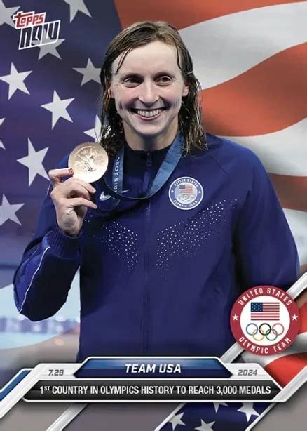 Katie Ledecky Wins Record 13th Olympic Medal Topps Ripped