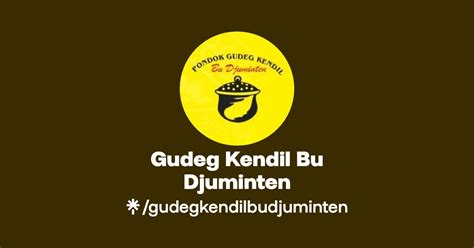 Gudeg Kendil Bu Djuminten Instagram Linktree